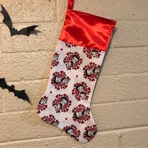 Betty Boop Christmas stocking